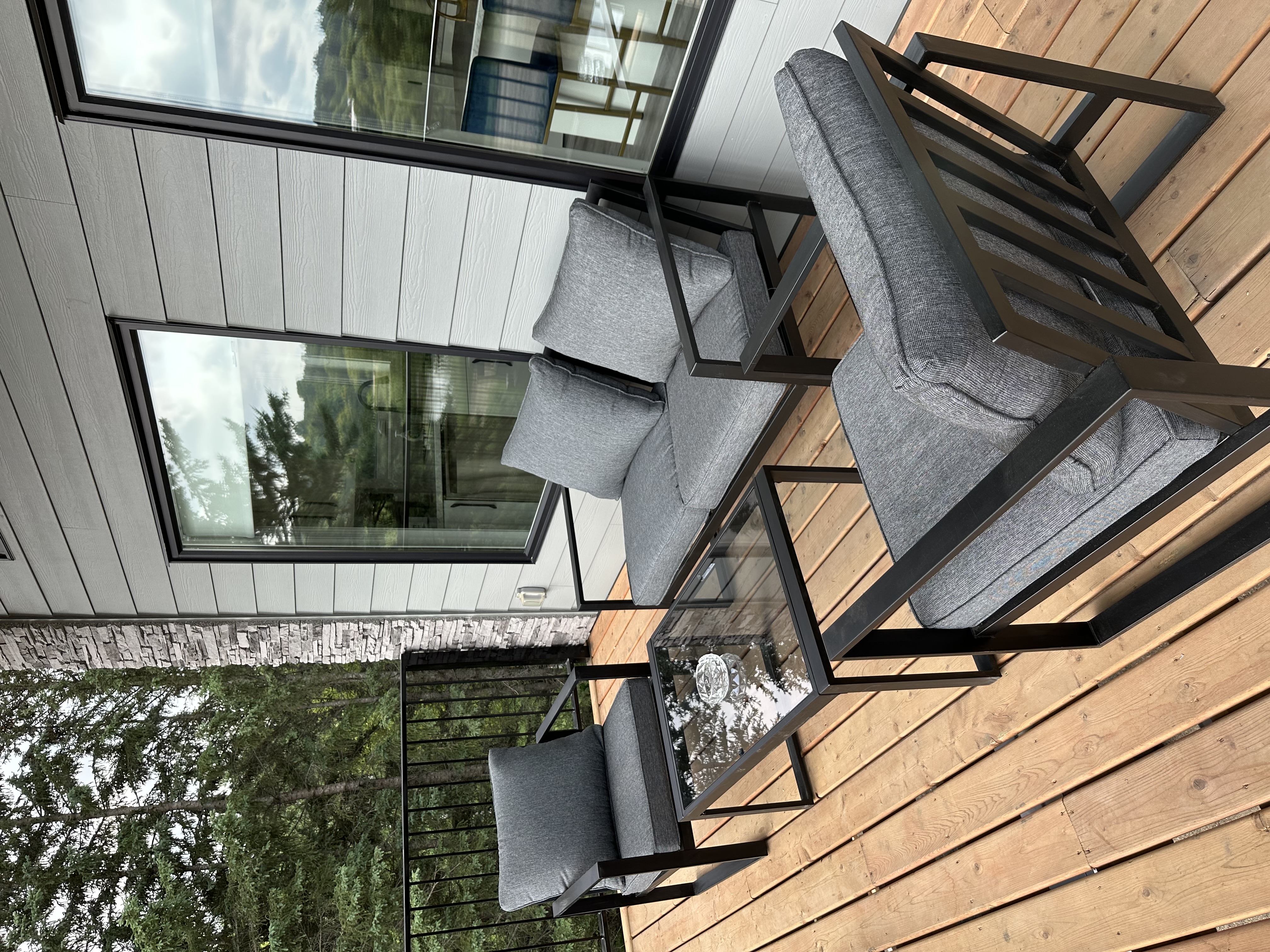 Outdoor Deck Seating Area